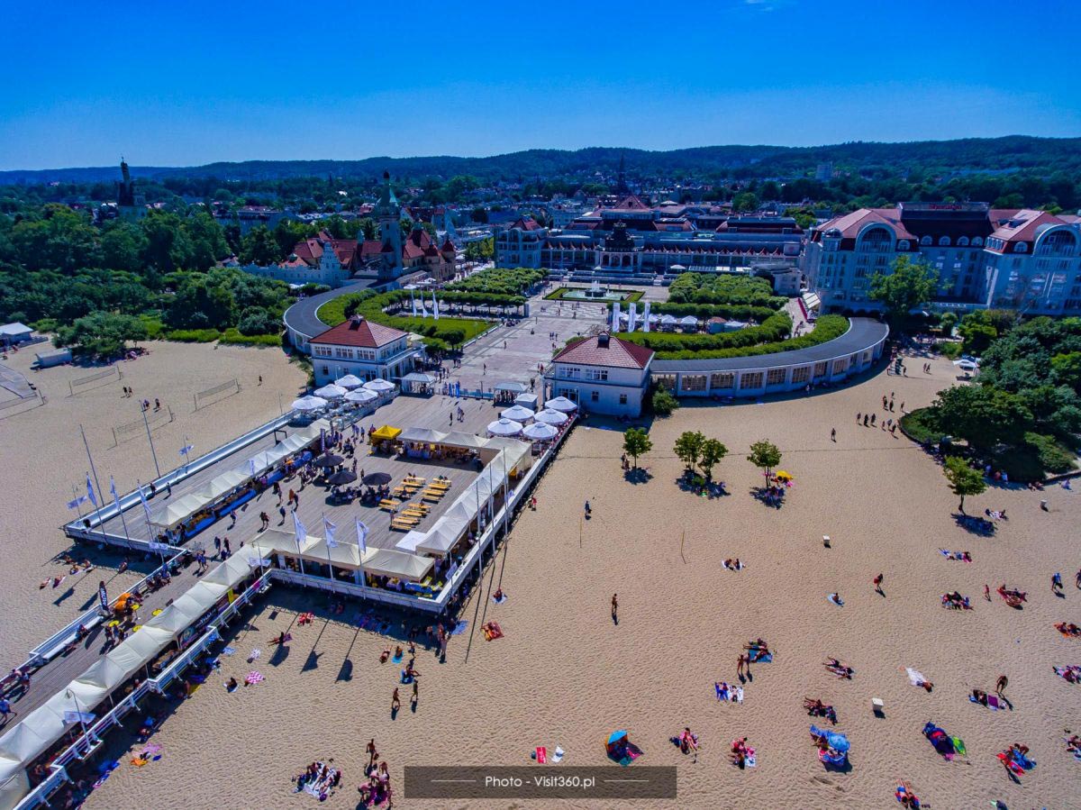 Sopot – Plaża, Molo – zdjęcia z drona 2019-06-30 | Visit360.pl ...